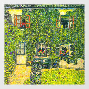Autocollant Pour Fenêtre Gustav Klimt La Maison de Guardaboschi