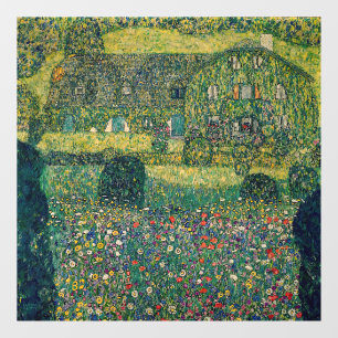 Autocollant Pour Fenêtre Gustav Klimt - Maison de campagne de l'Attersee