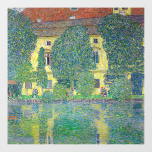 Autocollant Pour Fenêtre Gustav Klimt - Schloss Kammer am Attersee III