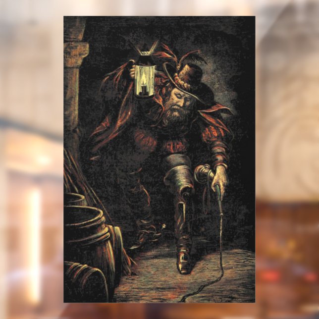 Autocollant Pour Fenêtre Guy Fawkes : Rebellion GunPowder Plot et trahison (Feuille 2)