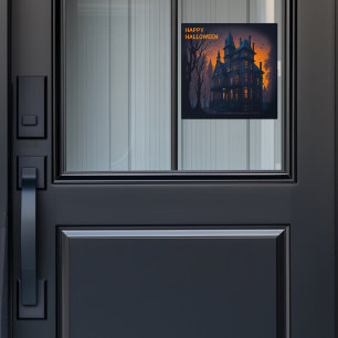 Autocollant Pour Fenêtre Halloween Adulte Haunween Mansion Party