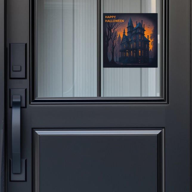 Autocollant Pour Fenêtre Halloween Adulte Haunween Mansion Party (Créateur téléchargé)