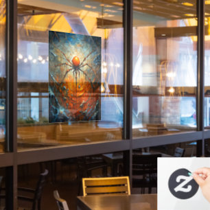 Autocollant Pour Fenêtre Halloween Araignée Clouage de fenêtre