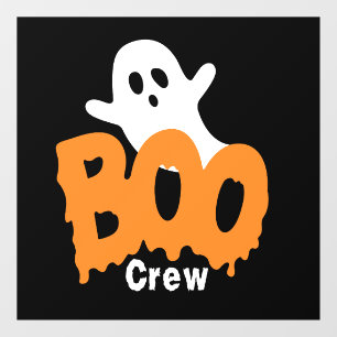 Autocollant Pour Fenêtre Halloween de l'équipage du robot fantôme