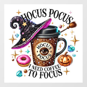 Autocollant Pour Fenêtre Halloween Hocus Pocus