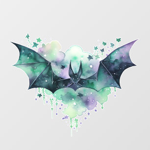 Autocollant Pour Fenêtre Halloween Vampire Bat volant