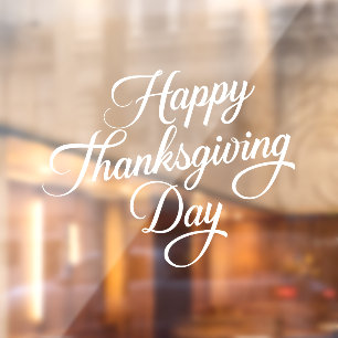 Autocollant Pour Fenêtre Happy Thanksgiving