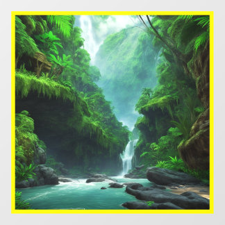 Autocollant Pour Fenêtre Haven Alien : Merveilles luxuriantes et bêtes exot