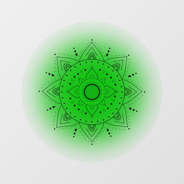 Autocollant Pour Fenêtre Heart Chakra (Feuille)