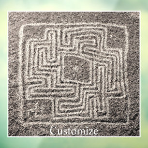 Autocollant Pour Fenêtre Hemet Maze Stone Thunder_Cove 