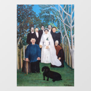 Autocollant Pour Fenêtre Henri Rousseau - La fête de mariage
