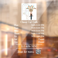 Heures d'ouverture du café félin