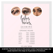 Heures d'ouverture Elegant 3 Photo Cils Et Sourcil