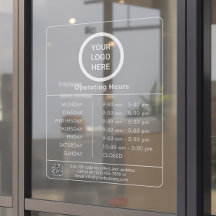 Heures d'ouverture Logo Entreprise Code QR Transpa