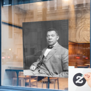 Autocollant Pour Fenêtre Histoire des Noirs : Booker T Washington, Droits C