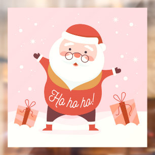 Autocollant Pour Fenêtre Ho Ho Ho Père Noël