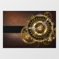 Horloge Steampunk avec engrenages antiques