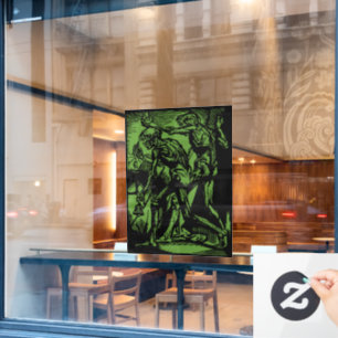 Autocollant Pour Fenêtre Horreurs sans fin des mineurs morts pour Halloween