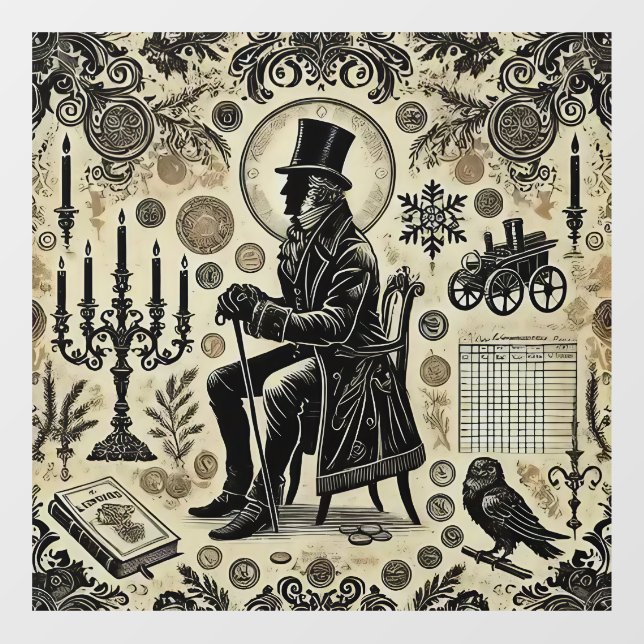 Autocollant Pour Fenêtre Humbug ! (Feuille)