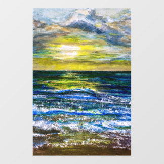 Autocollant pour fenêtre - Humeurs de bord de mer 