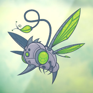 AUTOCOLLANT POUR FENÊTRE HUMM-BUZZ