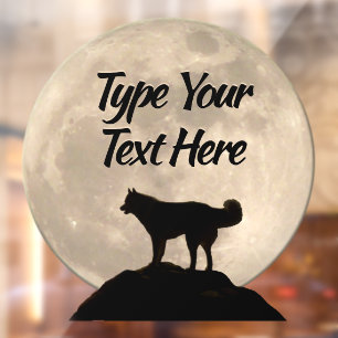 Autocollant Pour Fenêtre Husky Decal Husky Malamute Loup Malamut Fenêtre Ch