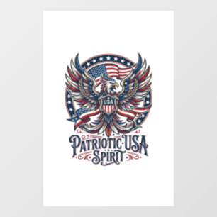 Autocollant Pour Fenêtre Hybride de phénix patriotique Hybride d'animal pat