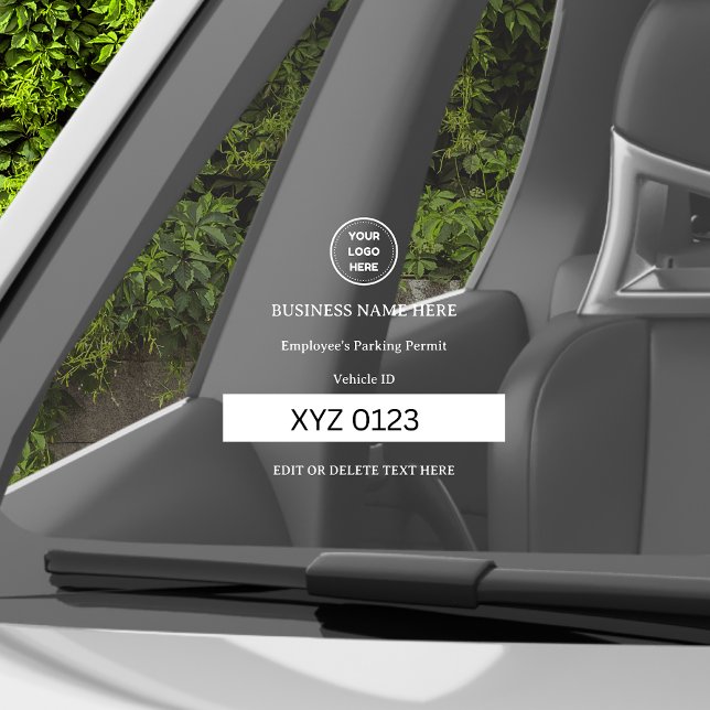 Autocollant Pour Fenêtre Identifiant de véhicule de permis de stationnement (Créateur téléchargé)