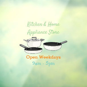 Autocollant Pour Fenêtre Illustration des jeux de cuisine