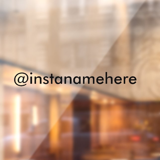 Autocollant Pour Fenêtre instagram entreprise médias sociaux fenêtre voitur (Feuille 2)
