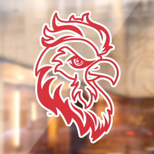 Autocollant Pour Fenêtre Jacksonville State University Gamecocks Red Eagle