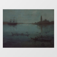 James Whistler - Nocturne : La lagune, Venise