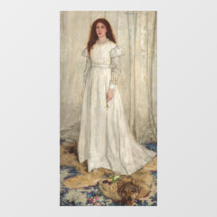 Autocollant Pour Fenêtre James Whistler - Symphonie en blanc no 1