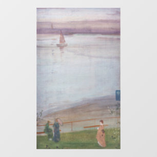 Autocollant Pour Fenêtre James Whistler - Variations en violet et vert