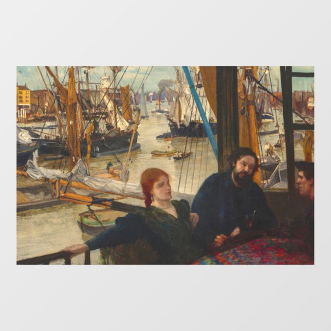 Autocollant Pour Fenêtre James Whistler - Wapping (Feuille)