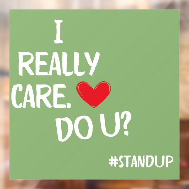 Autocollant Pour Fenêtre Je m'intéresse vraiment à l'accrochage des fenêtre (Feuille 2)