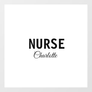 Autocollant Pour Fenêtre Je suis infirmière experte médical ajoutez votre n
