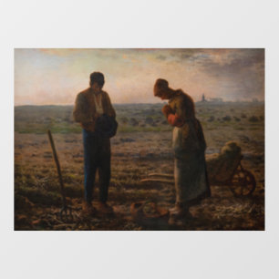 Autocollant Pour Fenêtre Jean-François Millet - L'Angelus