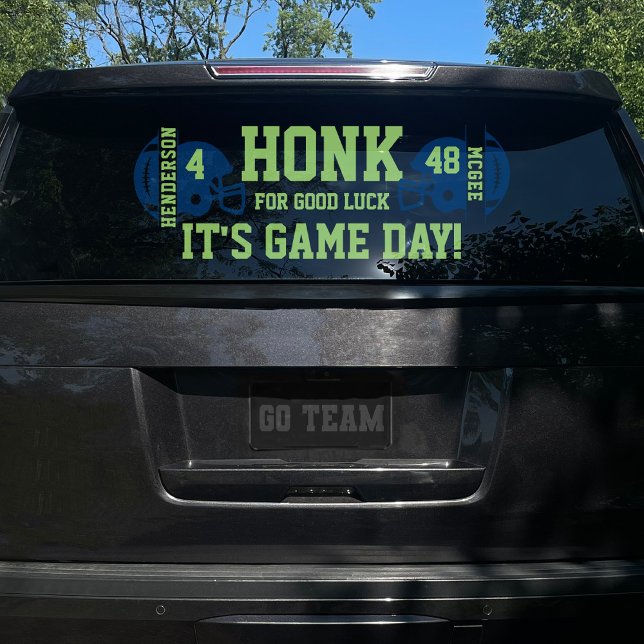 Autocollant Pour Fenêtre Jeu de football Jour Précédent Fenêtre Clouer pour (Football Game Day Window Cling)