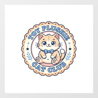 Autocollant Pour Fenêtre Jouet Peluche Chat Mignon Chat T-Shirt Design - Jo