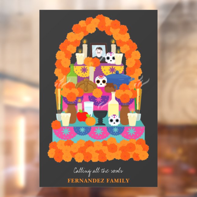 Autocollant Pour Fenêtre Jour de la fête de l'halloween mort (Feuille 2)