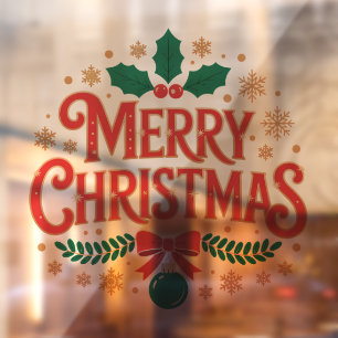 Autocollant Pour Fenêtre Joyeux Noël