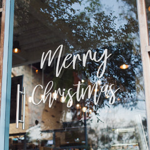 Autocollant Pour Fenêtre Joyeux Noël   Autocollant de fenêtre de vacances