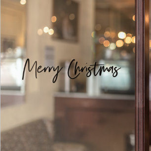 Autocollant Pour Fenêtre Joyeux Noël   Autocollant de fenêtre de vacances