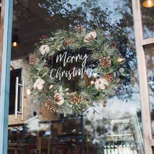 Autocollant Pour Fenêtre Joyeux Noël   Clôture de fenêtre de vacances