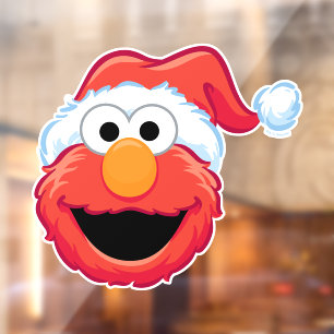 Autocollant Pour Fenêtre Joyeux Noël Elmo