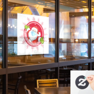 Autocollant Pour Fenêtre Joyeux Noël Santa Claus Claus fenêtre Classer