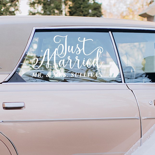 Autocollant Pour Fenêtre Juste un clouage de fenêtre marié (Créateur téléchargé)