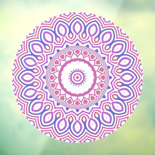 Autocollant Pour Fenêtre Kaleidoscope de Bohême 4
