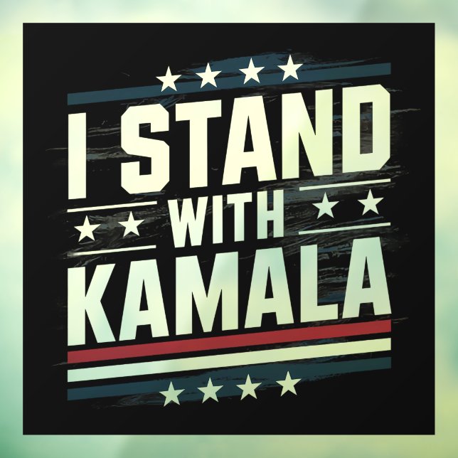Autocollant Pour Fenêtre Kamala Harris (Feuille 3)